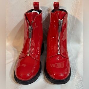GAP Shiny Red Kids Boots